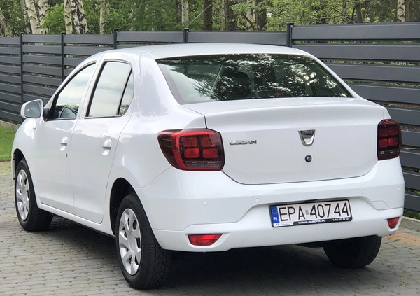 Dacia Logan cena 26900 przebieg: 158715, rok produkcji 2018 z Pabianice małe 106